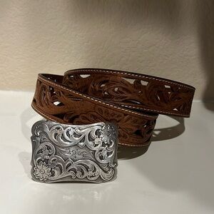 Western Leather Belt